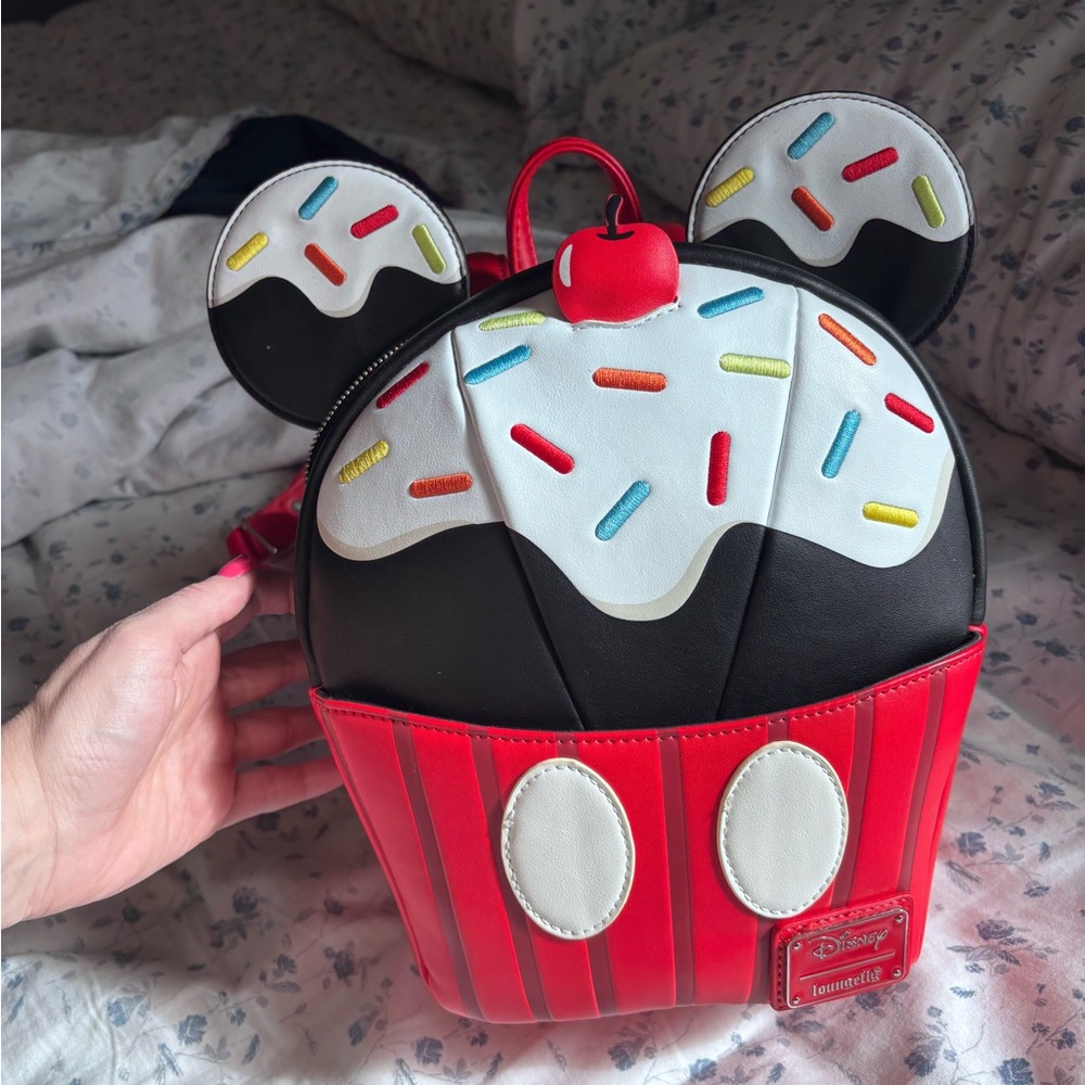 Disney Mickey Mouse cupcake loungefly backpack